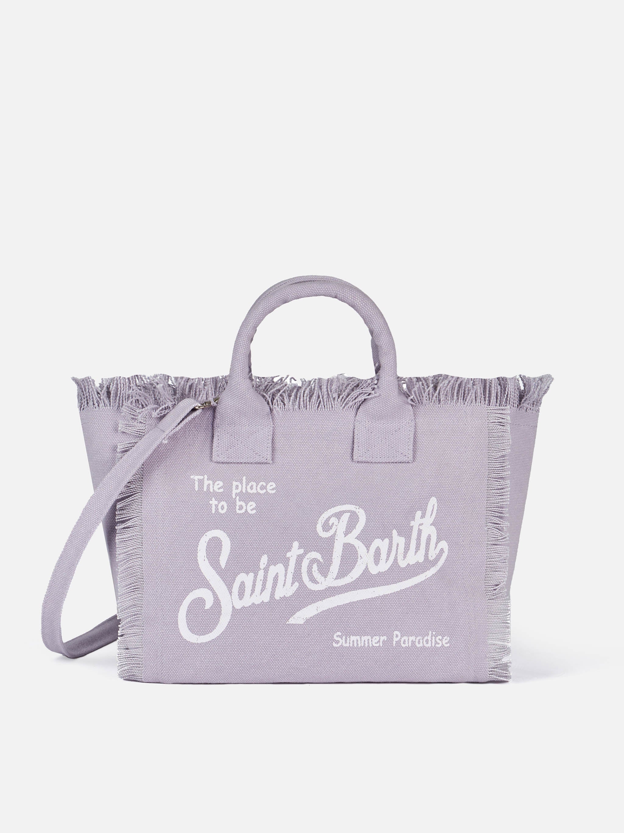 Borsa Colette in canvas di cotone lilla