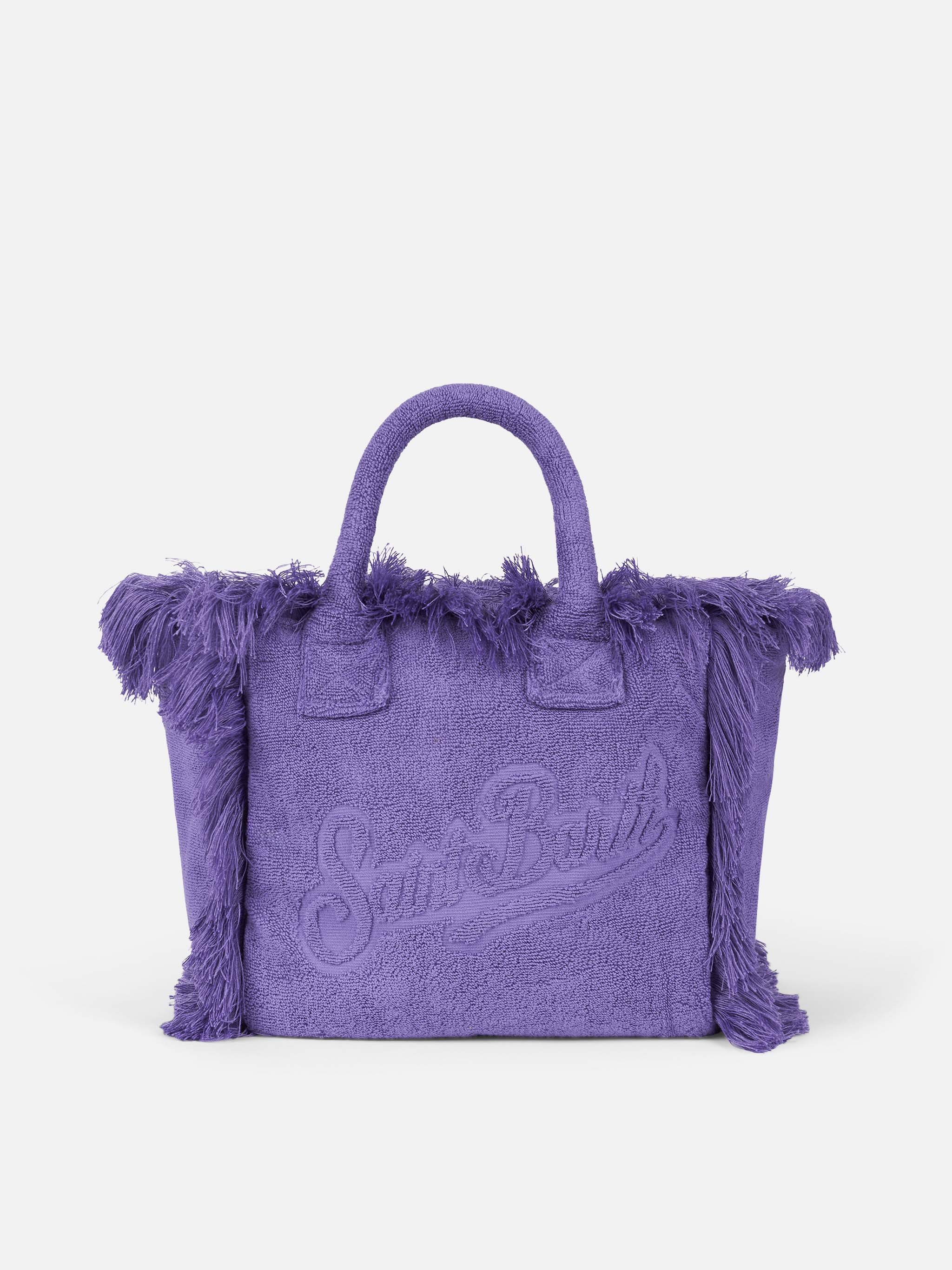 Borsa Colette in morbida spugna viola