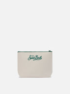 Pochette Aline effetto lana con stampa Courmayeur | COURMAYEUR SPECIAL EDITION