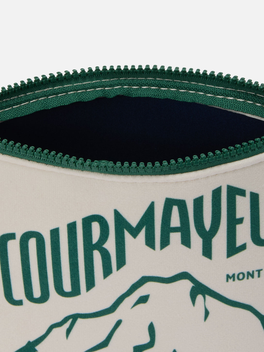 Pochette Aline effetto lana con stampa Courmayeur | COURMAYEUR SPECIAL EDITION