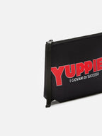Pochette Aline effetto lana con stampa YUPPIES | YUPPIES SPECIAL EDITION