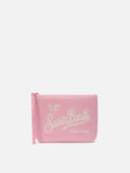 Pochette Aline effetto spugna rosa