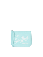 Pochette Aline in spugna verde acqua