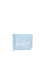 Pochette Aline in spugna azzurro