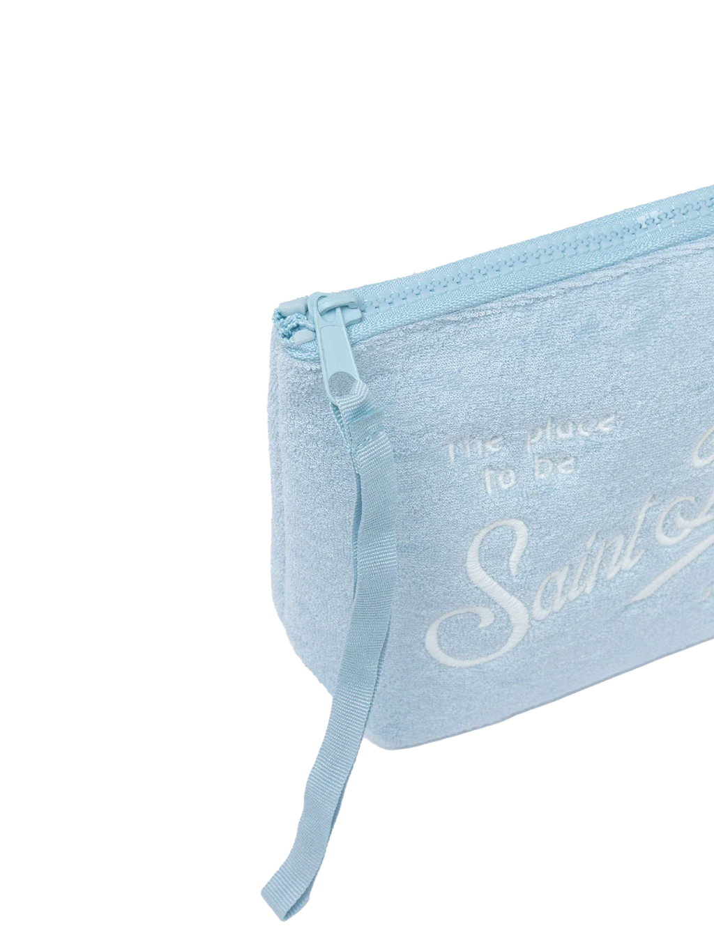 Pochette Aline in spugna azzurro