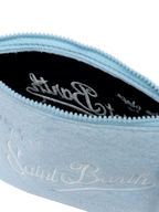 Pochette Aline in spugna azzurro