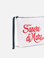 Pochette Aline effetto spugna con stampa Sapore di Mare | Special Edition