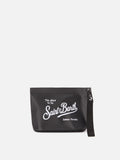 Aline Aqua Pochette impermeabile in PVC nera