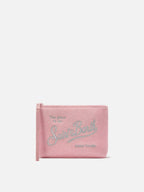 Pochette Aline Lurex rosa con effetto lurex