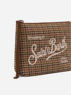 Pochette Aline Wool in misto lana pied de poule