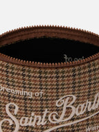 Pochette Aline Wool in misto lana pied de poule