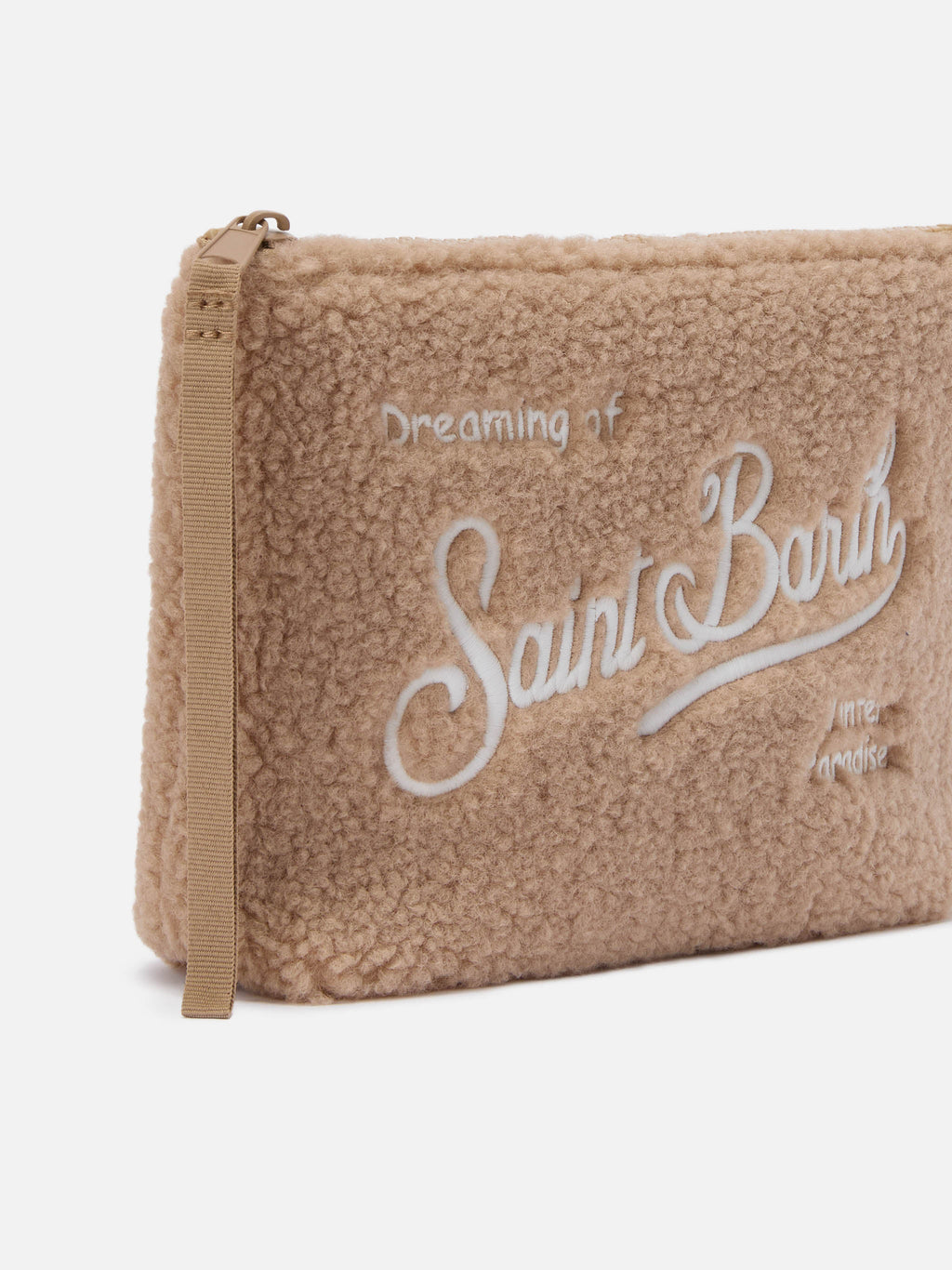 Pochette Aline Teddy in sherpa beige