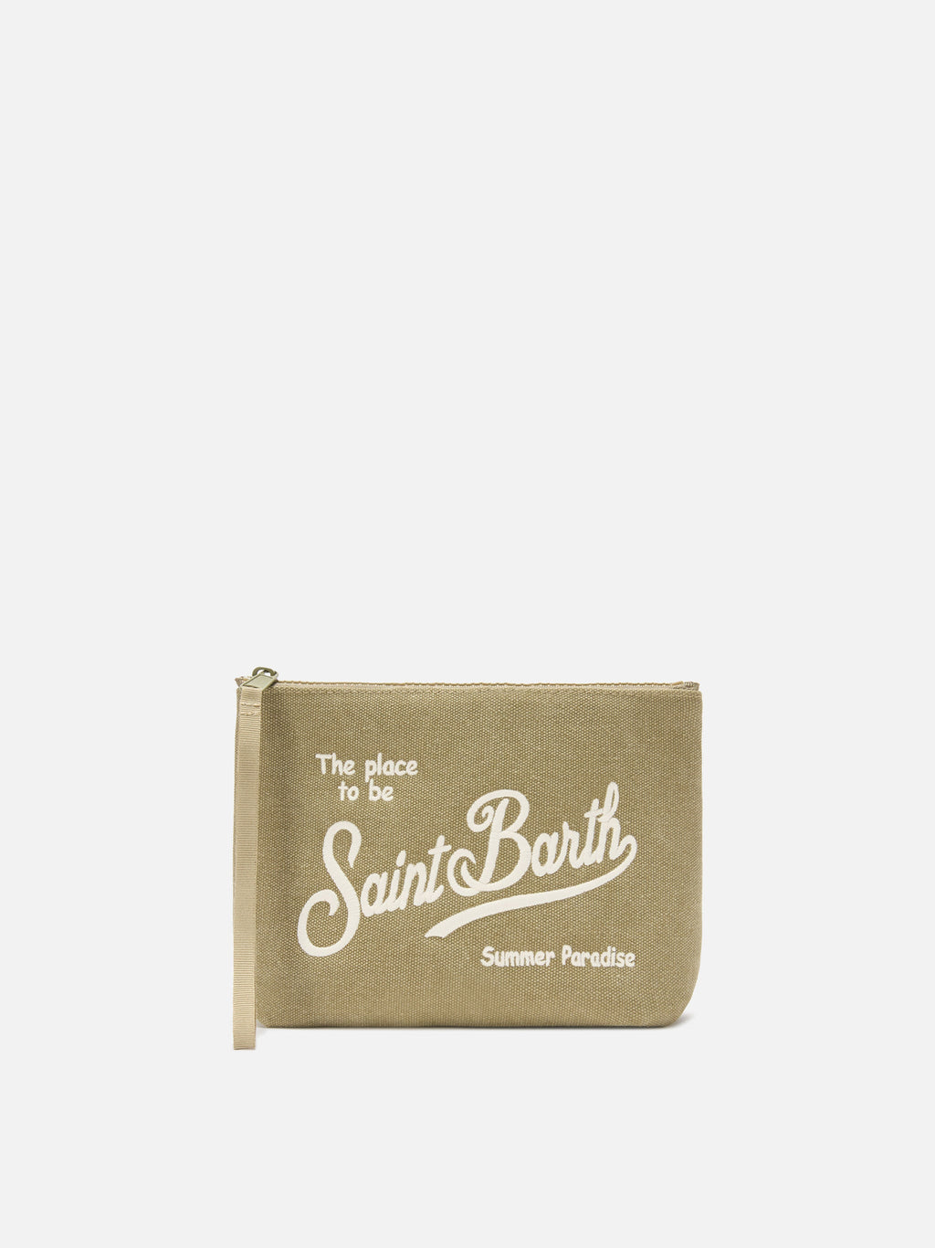 Aline Pochette in canvas marrone