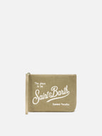 Aline Pochette in canvas marrone