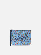 Pochette Aline in scuba con stampa Snoopy and Friends | Special Edition