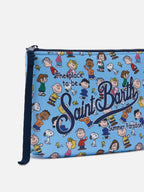 Pochette Aline in scuba con stampa Snoopy and Friends | Special Edition