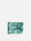 Pochette Aline in scuba con stampa Toile de Jouy Tennis