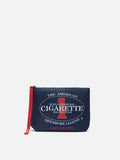 Pochette Aline in scuba blu con ricamo Cigarette Racing Team | Special Edition