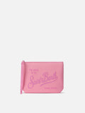 Pochette Aline in scuba rosa tinta unita
