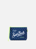 Pochette Aline in scuba blu con stampa VR46 Limited Edition | VR46 SPECIAL EDITION