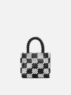 Borsa piccola con perline multicolor