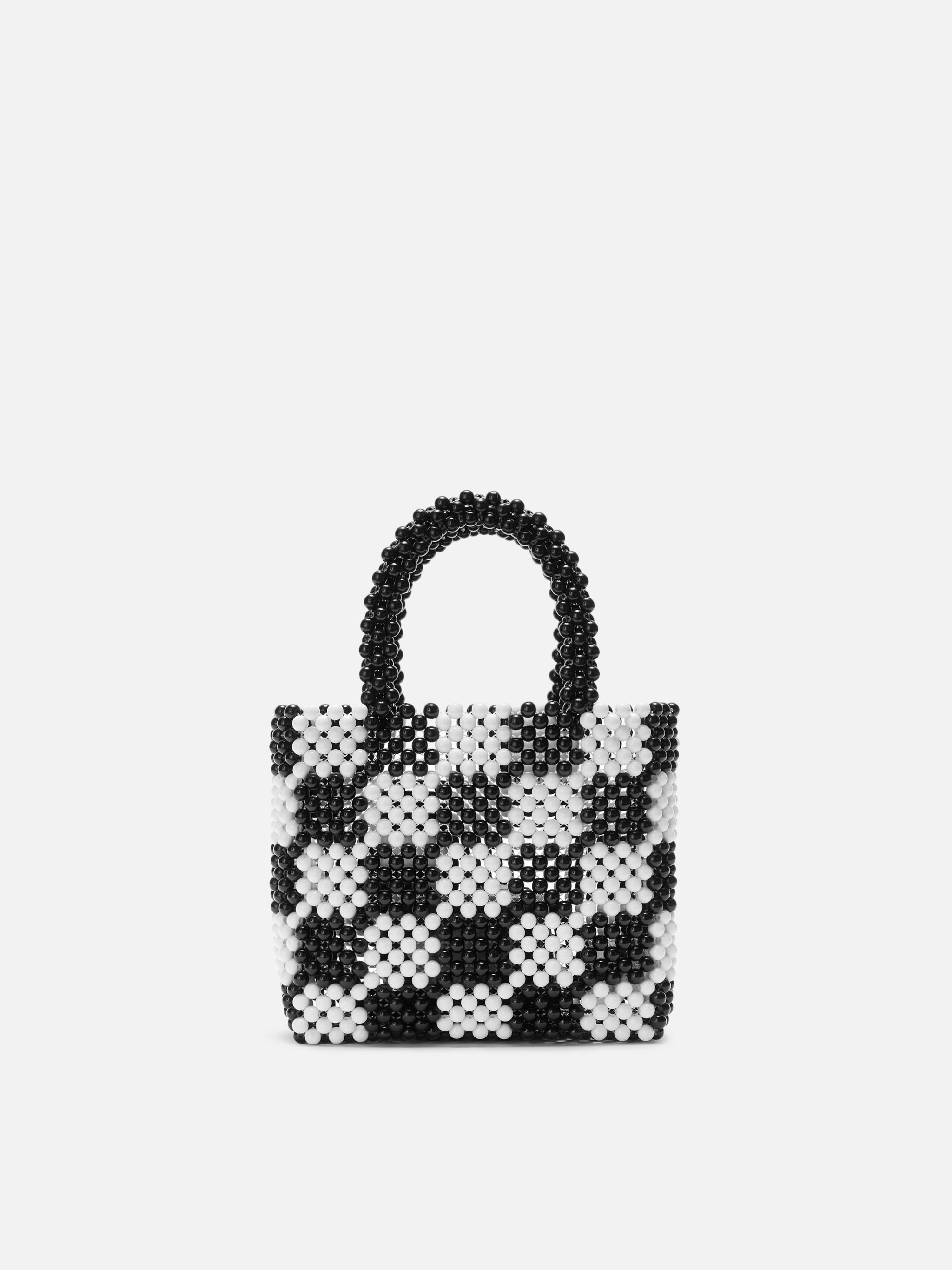 Borsa piccola con perline multicolor