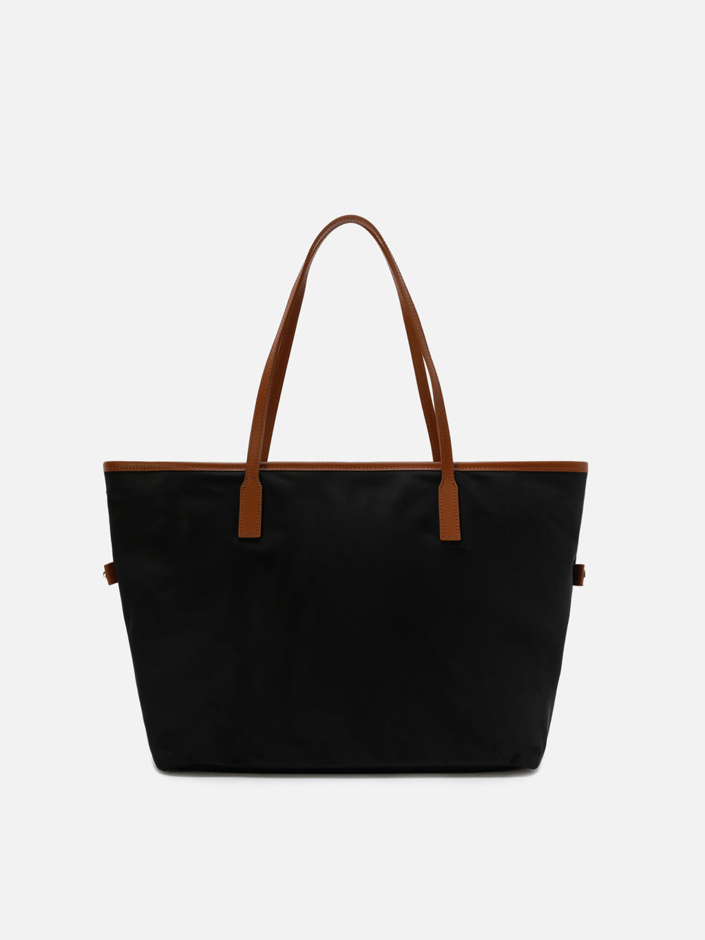 Borsa City nera regular in nylon