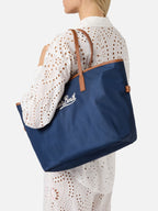 Borsa City blu navy regular in nylon