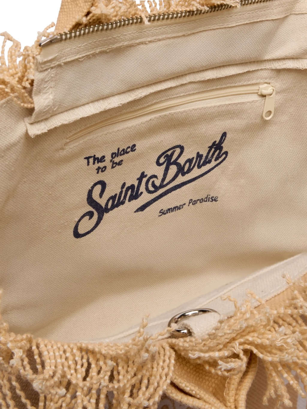 Borsa Colette in canvas di cotone beige