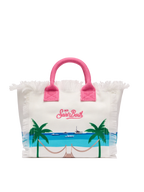 Borsa Colette in canvas di cotone con stampa cartolina Formentera