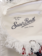 Borsa Colette in canvas di cotone con stampa cartolina St. Tropez