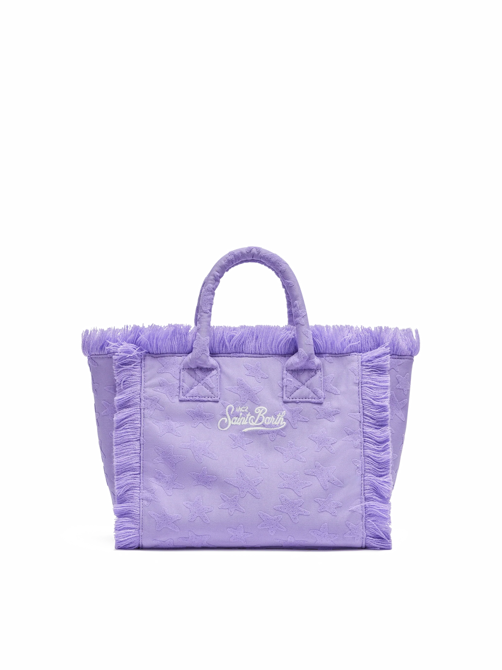 Borsa Colette in spugna lilla con stelle in rilievo