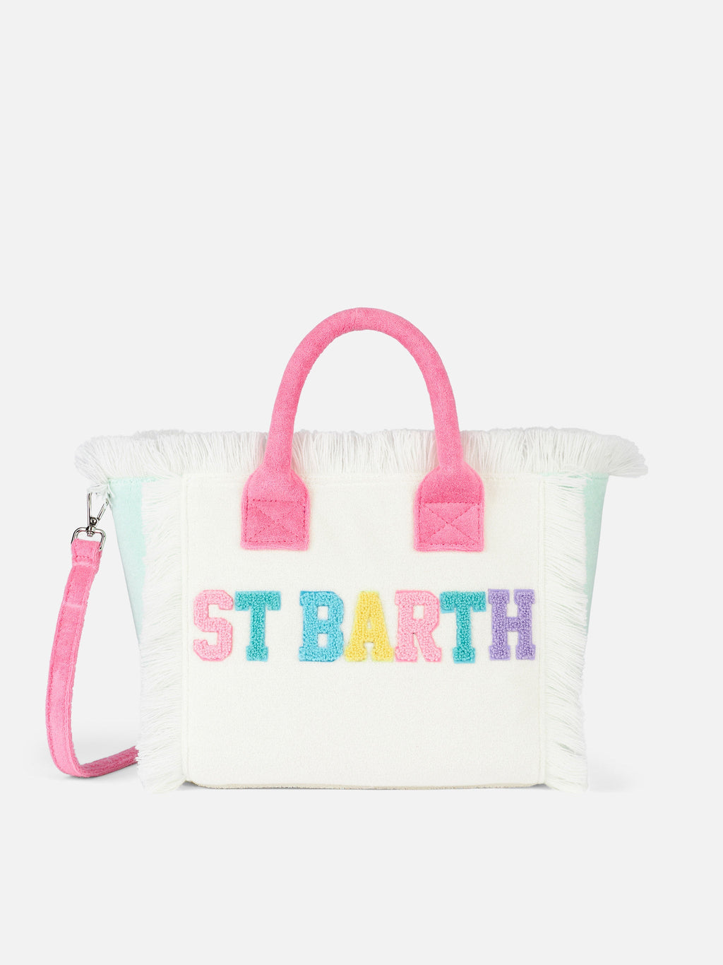 Borsa Colette Sponge patch multicolore in tessuto effetto spugna