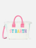 Borsa Colette Sponge patch multicolore in tessuto effetto spugna