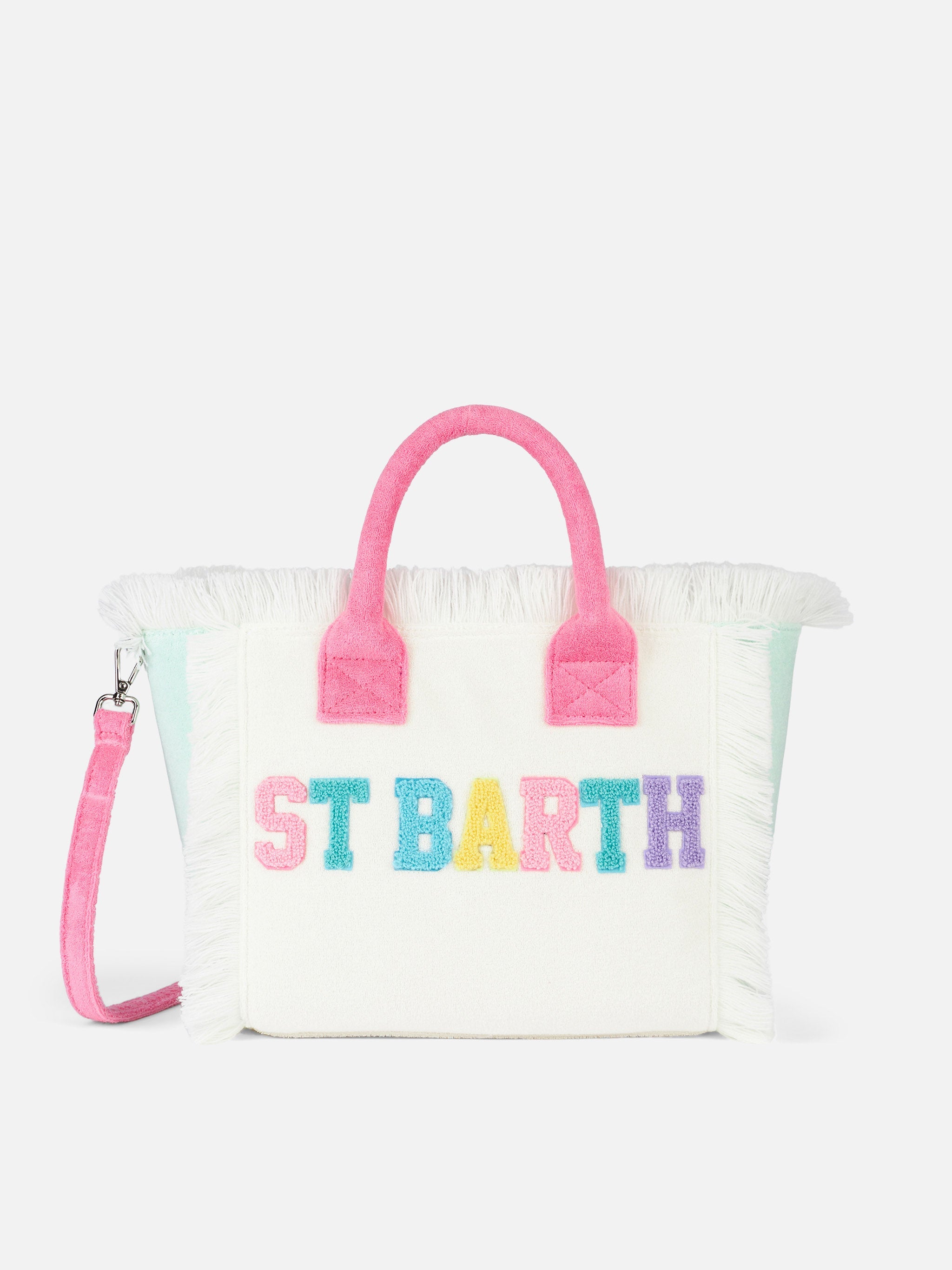 Borsa Colette Sponge patch multicolore in tessuto effetto spugna