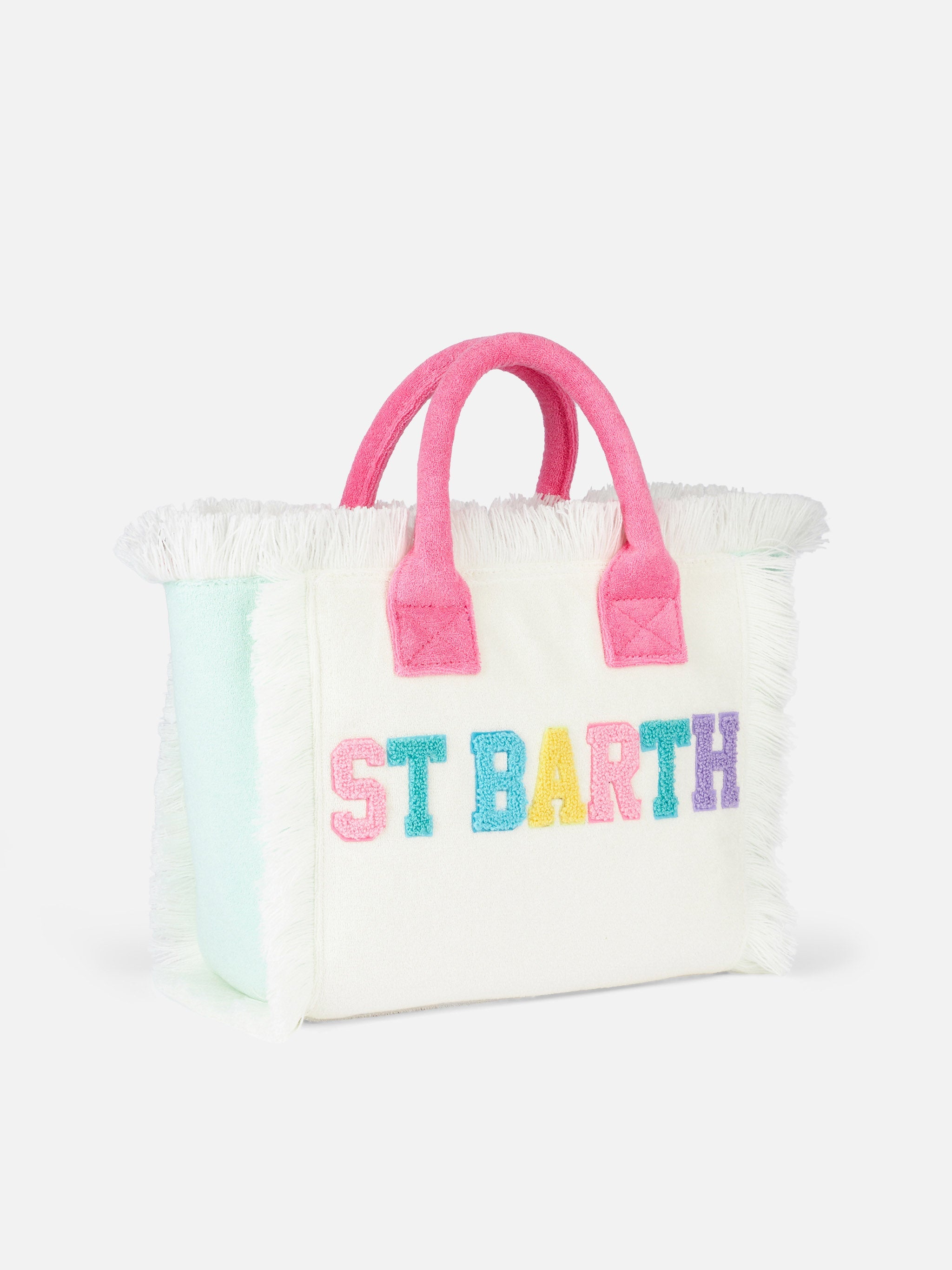 Borsa Colette Sponge patch multicolore in tessuto effetto spugna