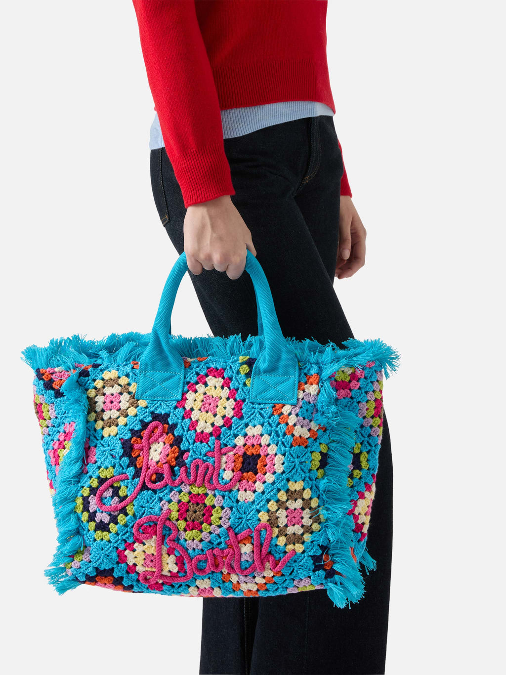 Borsa a mano Colette crochet turchese
