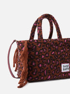Borsa Colette Blanket stampa animalier verde