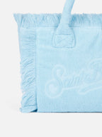 Borsa Colette in spugna azzurra con rilievo