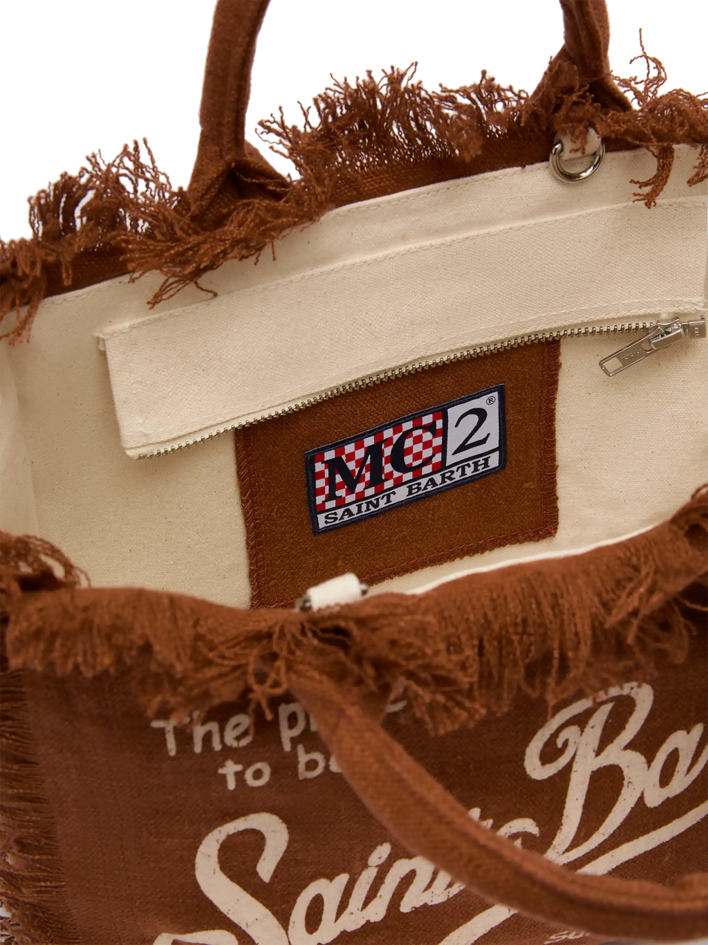 Borsa Colette in 100% LINO marrone