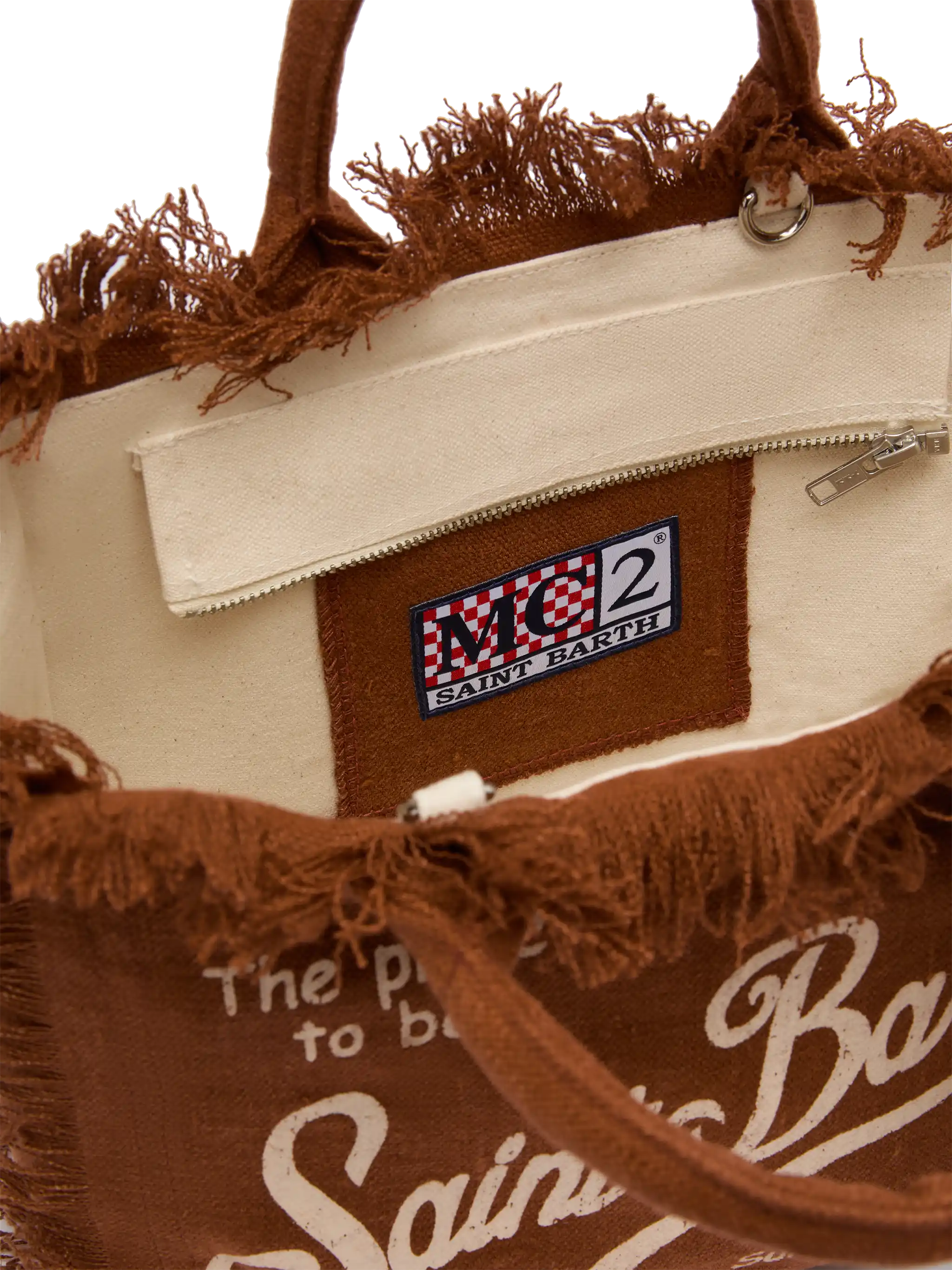 Borsa Colette in 100% LINO marrone