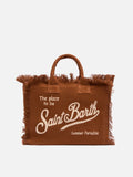 Borsa Colette in 100% LINO marrone