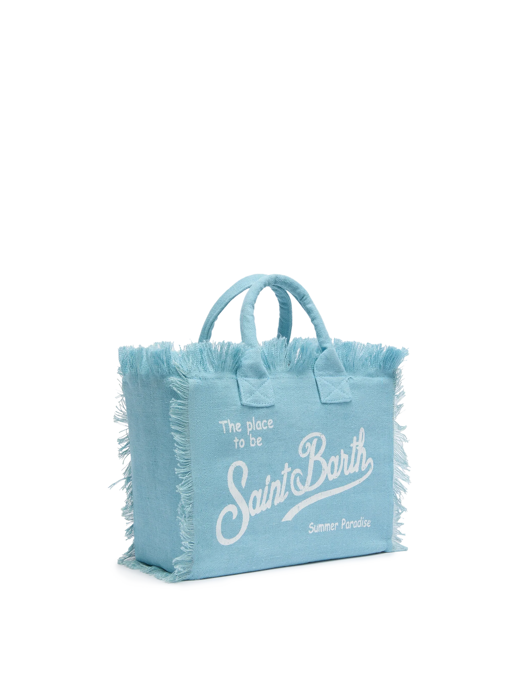 Borsa Colette in 100% LINO azzurro