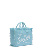 Borsa Colette in 100% LINO azzurro