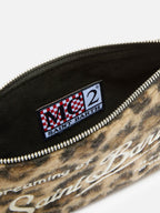 Borsa crossbody Parisienne Felt in misto lana leopardata