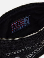 Borsa crossbody Parisienne Tweed nera