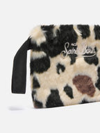 Pochette Pareasy in faux fur muccato