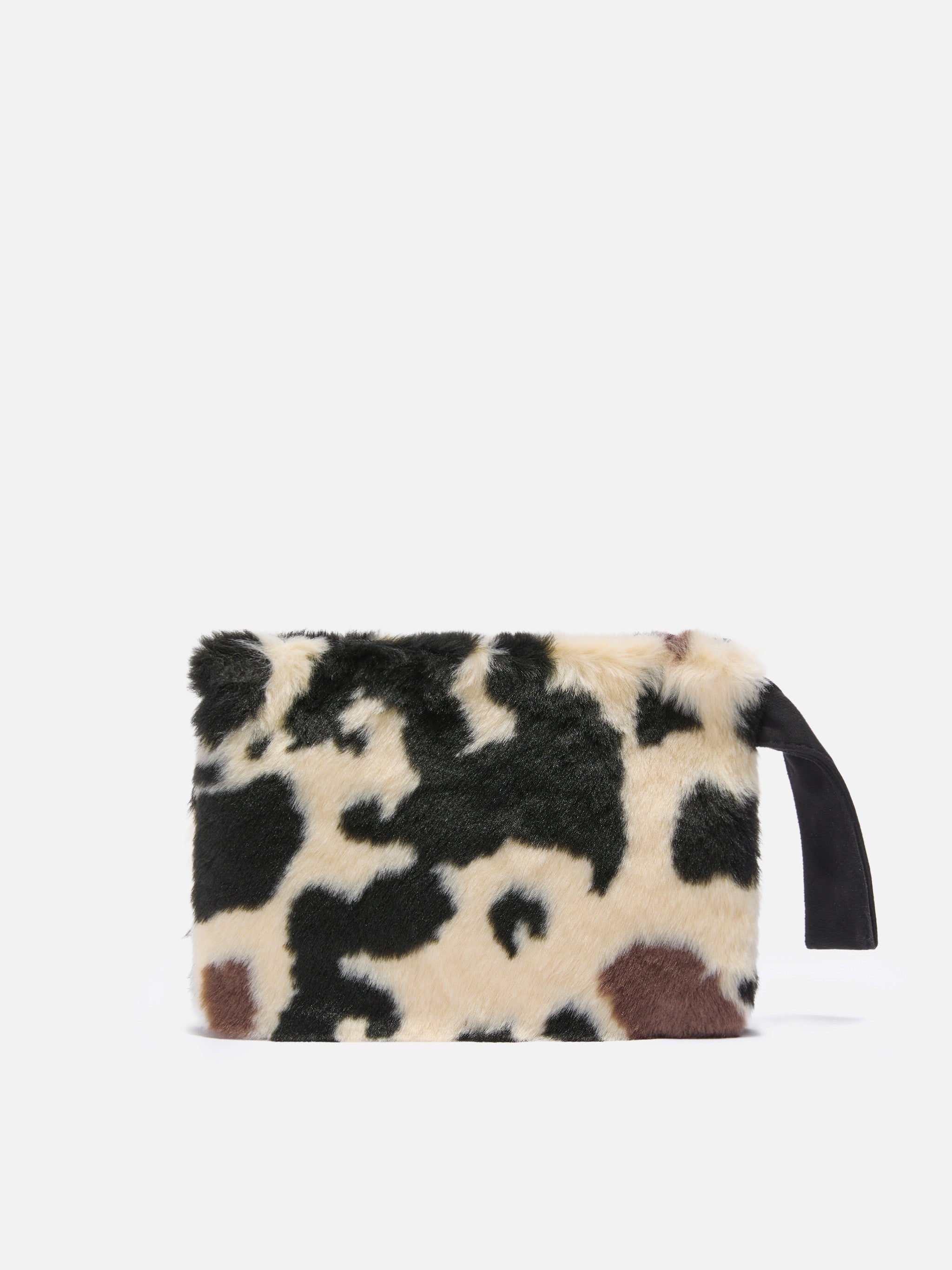 Pochette Pareasy in faux fur muccato