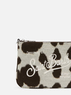 Borsetta a spalla Parisienne Mini Felt in misto lana muccato