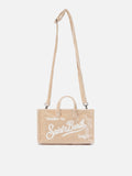 Mini borsa porta telefono Phone Bag Velvet in velluto beige